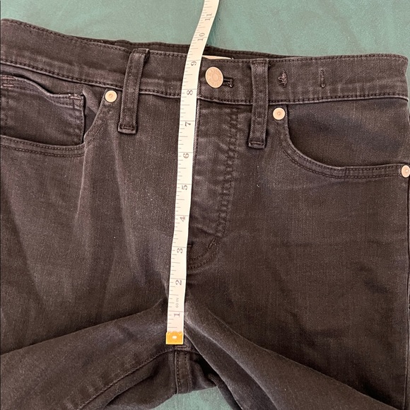 Madewell Classic Black High Rise Skinny black Denim Jeans - Picture 8 of 9